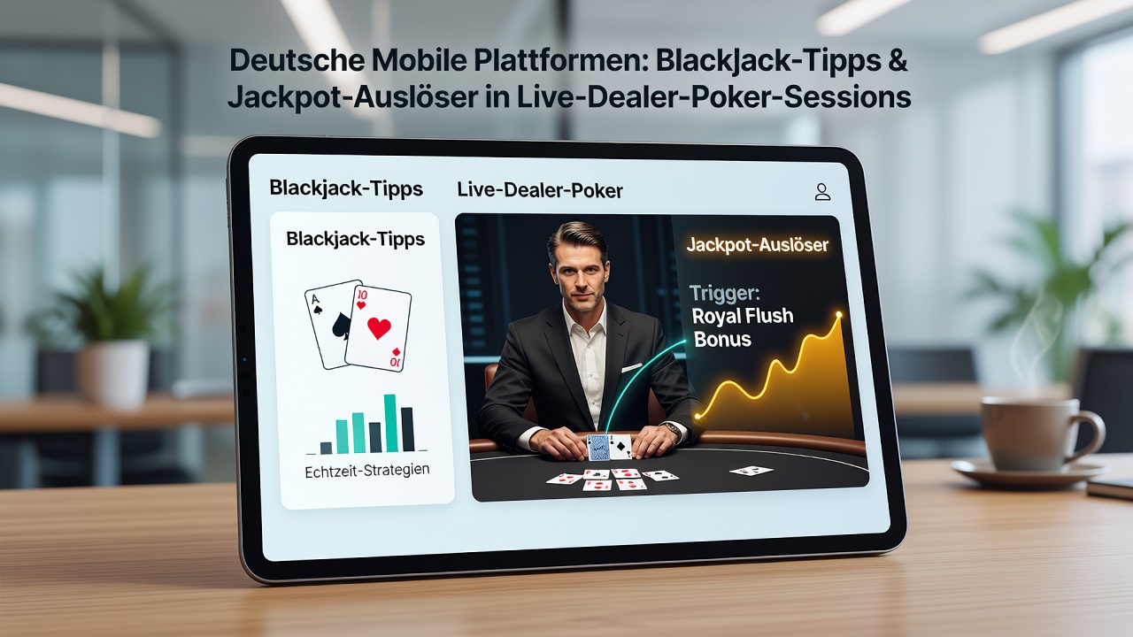 Detailansicht einer mobilen Oberfläche mit verknüpften Spielelementen und Jackpot-Anzeige