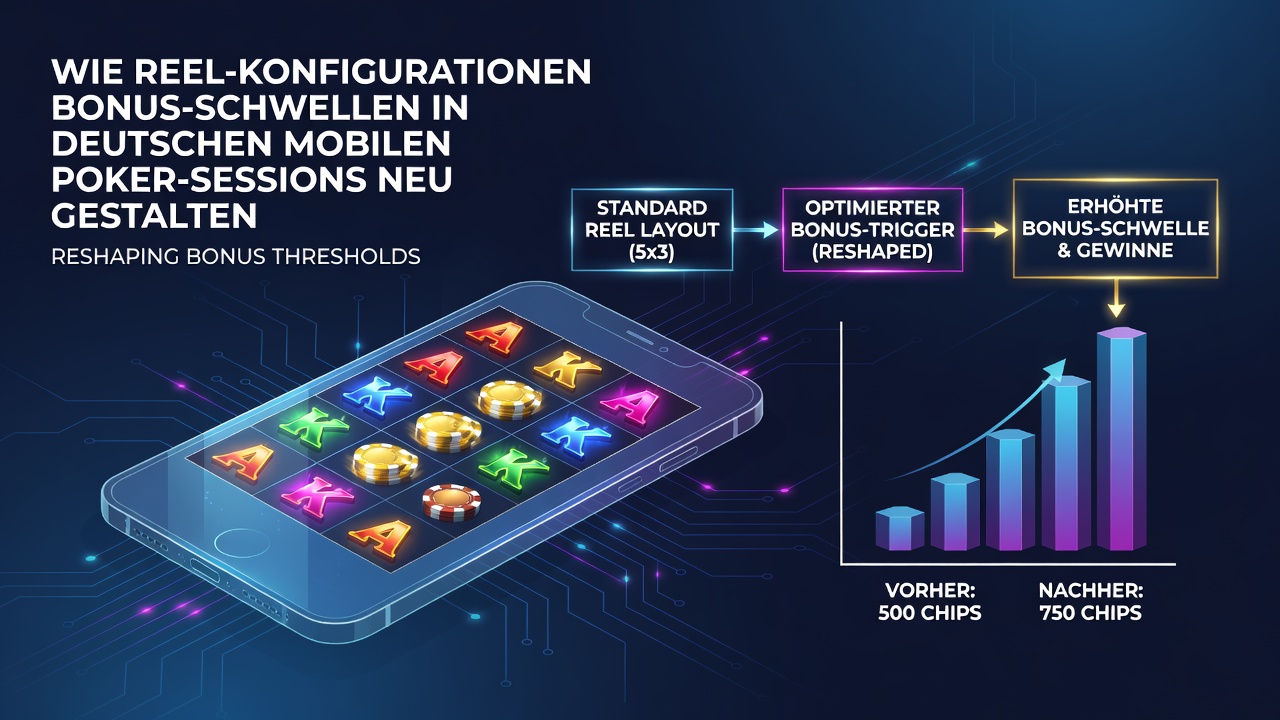 Beispiel für Reel-Anordnungen und Bonus-Schwellen in deutschen Poker-Apps