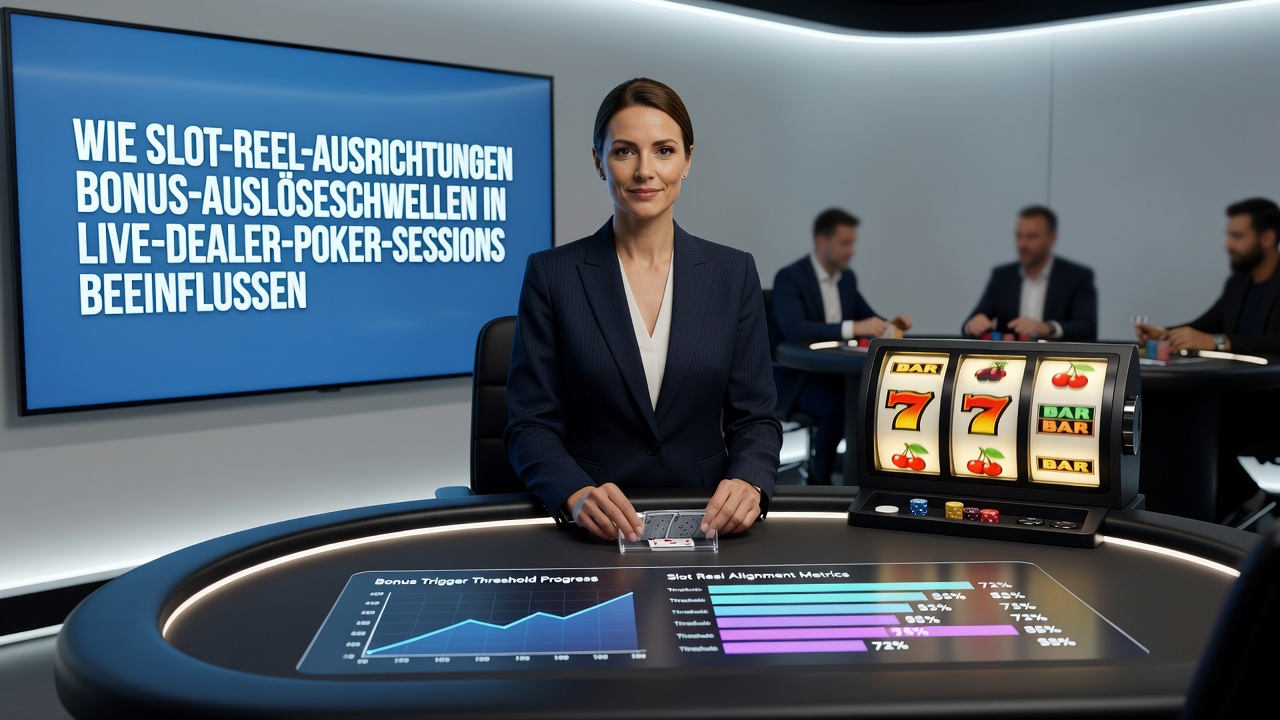 Mobile Benutzeroberfläche mit Slot-Reels und Live-Poker-Integration