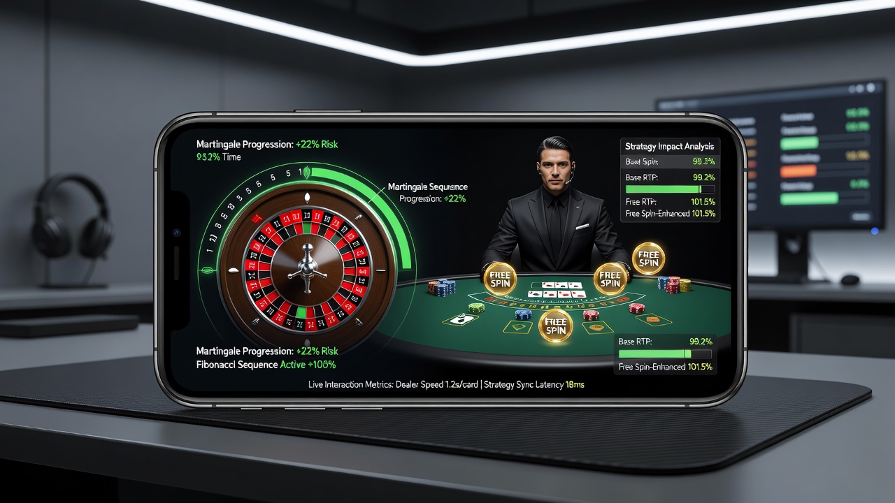 Interaktionen zwischen Freispielen und Strategien in Live-Blackjack-Sessions auf mobilen Geräten